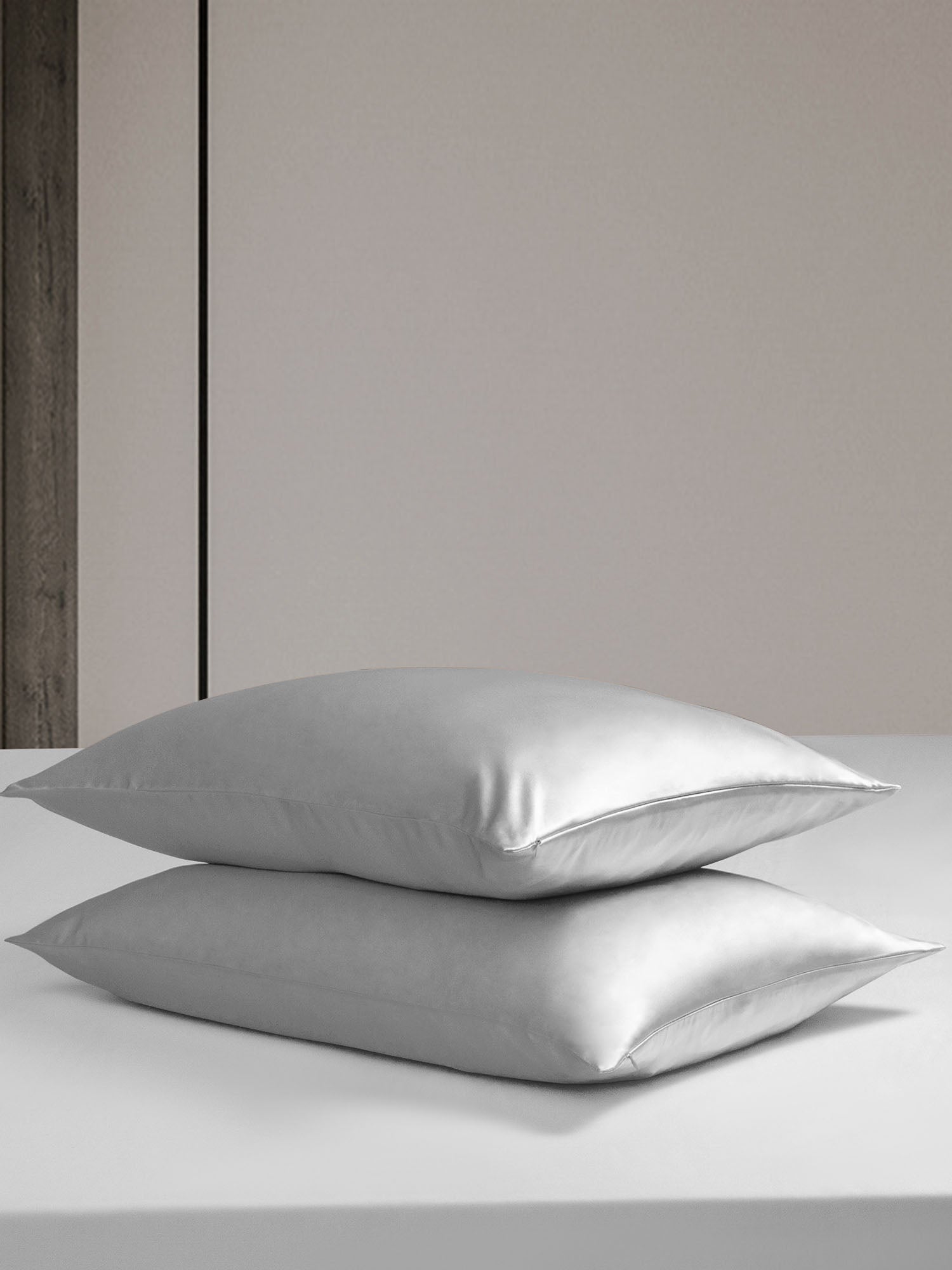 22Momme 4Pcs Silk Set Duvet Cover+Flat Sheet+2x Pillowcases