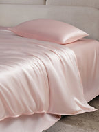 22Momme 4Pcs Silk Set Duvet Cover+Flat Sheet+2x Pillowcases