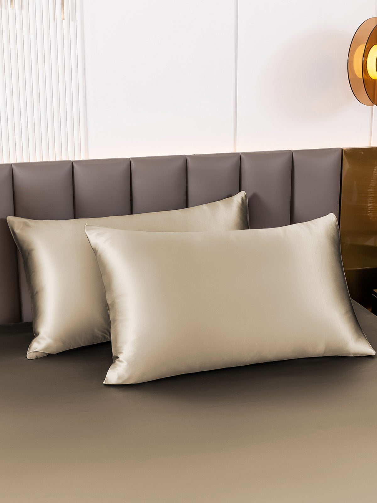 2Pcs 22Momme 100% Silk Pillowcases Bundle - Hidden Zipper